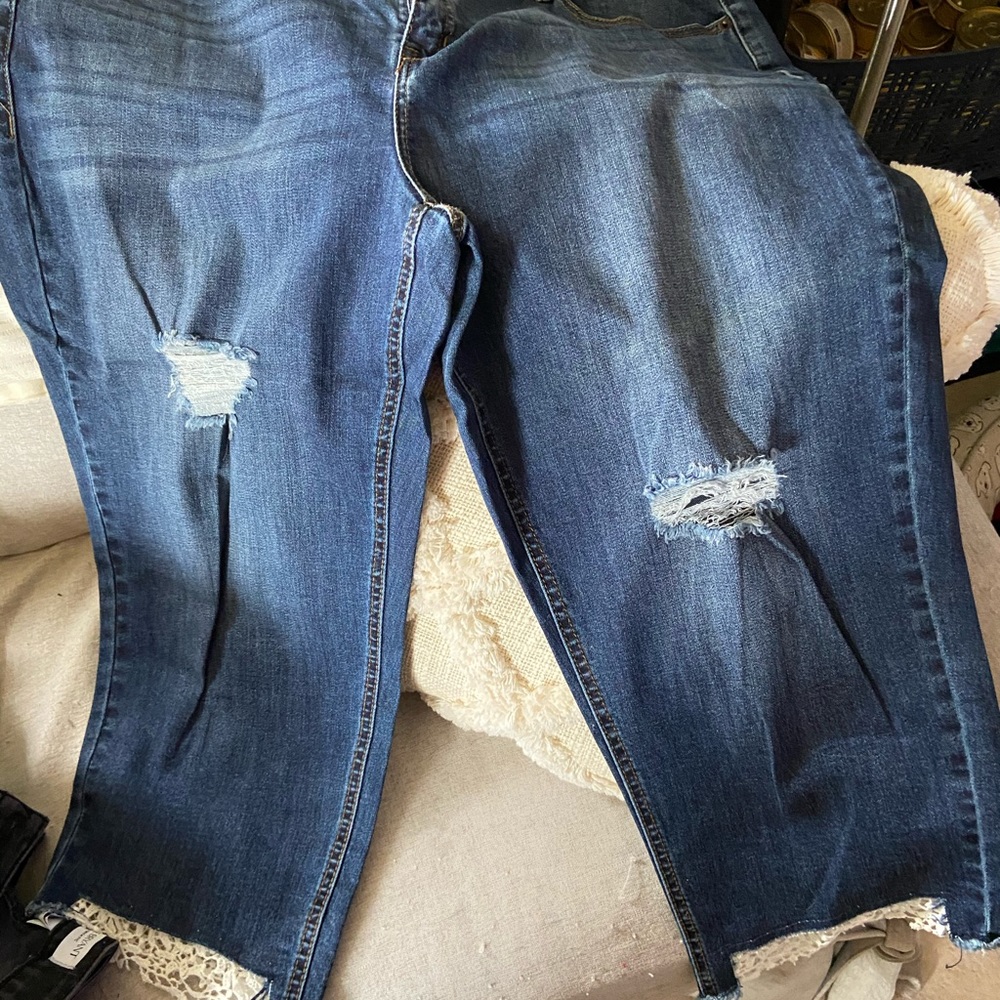 Lane Bryant crop jeans